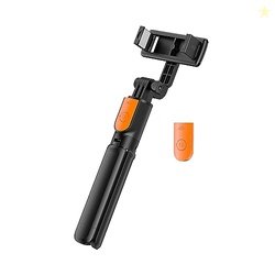 amazon basics Bluetooth-Enabled Extendable Selfie Stick/Tripod with Wi