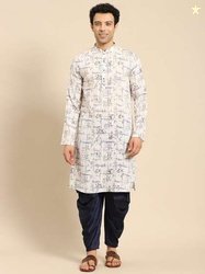 Amodh by Kisah Men Printed Kurta