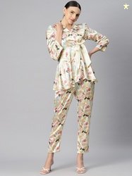 Readiprint Women Printed Top with Palazzos