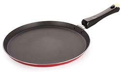 Nirlon Dishwasher Safe Aluminum Non Stick Flat Dosa Tawa 26cm(26_ mm_C