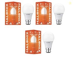 Halonix Astron Plus B22 9w LED Bulb (Cool White) - Pack of 3