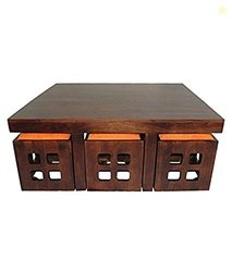 The Attic Glasgow Coffee Table Set, Multicolour, Standard, (KL-1910)
