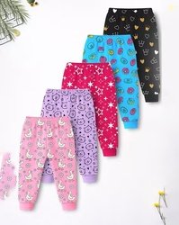 TRAMPOLINE Girls Pack of 5 Printed Pyjamas