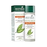 Biotique Morning Nectar Sun Protect Moisturizer SPF 30 UVA/UVB Sunscreen| Contains Wild Turmeric, Neem Leaves, & Morning Nectar | Visibly Flawless Skin | Suitable for All Skin Types | 120 ml