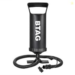 Btag Heavy-Duty Manual Pump | Portable Hand Air Pump for Inflatable To