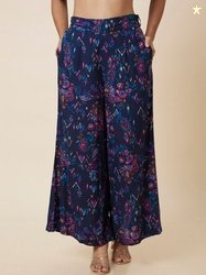 Globus Women Paisley Printed Wide Leg Palazzos