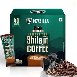 Bevzilla Himalayan Shilajit Coffee Powder Sachets | 100g (40 Sachets x