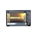 Pigeon Electric Oven (12383) 20 Liters OTG with Grill and Rotisserie, Oven Toaster and Grill for Grilling and Baking Cakes (Grey)