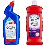 Presto! Disinfectant Toilet Cleaner (1 L) With Bathroom Cleaner, Floral (1 L)