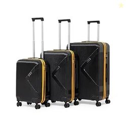 Brampton Family Set of 3 Pcs Lightweight Luggage  Unbreakable Polyprop