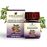 UPAKARMA Ashwagandha | Pure Extract Based (500mg) | Helps Relieve Stress, Immunity Booster | Mood Lifter | Lab Tested, R&D Backed, 90 Veg Capsules, Pack of 1