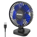 AGARO Breeze USB Desktop Fan, 4 Inch Quiet Desktop Fan, USB Plug in, 3 Speeds,Powerful Airflow, 40Â°Tilting, Ultra Quiet, Personal Mini Fan for Home Office Bedroom,Study, Black