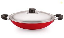 Nirlon Non Stick Aluminium Gas Compatible Appa Chatti/Appam Pan/kallu