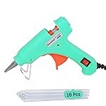 THEMISTO 20 Watt Mini Hot Melt Glue Gun with 10 Glue Sticks for DIY Art and Craftsâ¦