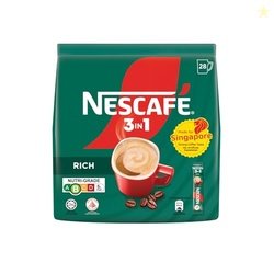 Nescafe 3 In 1 Rich Coffee Powder - 25 Sachets Bag, 475 Gram