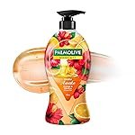 Palmolive Mindful Awake Body Wash, 750ml Shower Gel Single Pump Bottle, 100% Natural Orange & Hibiscus Extracts, pH Balanced Bodywash, Free of Parabens & Silicones