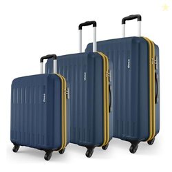 Safari Genius Alley Set of 3 (Cabin+ Medium + Large) Trolley Bags Hard