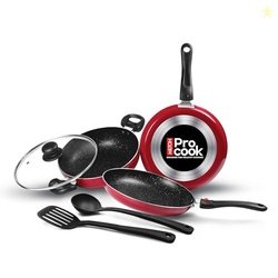 Milton Pro Cook Kitchen Pride Set of 5 Non Stick Cookware | Non Induct