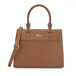 Lavie Women's Bot Zeline Solid Satchel Bag for Women | Satchel Handbag