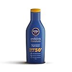 NIVEA Sun Protect and Moisture 75ml SPF 50 Advanced Sunscreen for Normal Instant Protection| PA+++ UVA – UVB Protection System| Vitamin E + Moisture| Very Water Resistant| For Unisex
