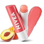 NIVEA Lip Balm, Fruity Peach Shine,4.8 g (Pack of 1)
