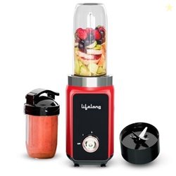 Lifelong 500 Watts Nutri Blender for Smoothies and Juices with 2 Jars