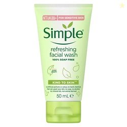 Simple Kind To Skin Refreshing Facial Wash Gel, 50ml