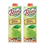 DABUR Real Masala Guava Fruit Juice-1L (Pack Of 2)|No Added Preservatives,No Artificial Colours & Artificial Flavours|Goodness Of Best Guavas With Chatpata Masala|Daily Dose Of Fruit Nutrition