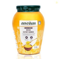Anveshan A2 Cow Ghee 1 Litre | Traditionally Bilona-Churned, Danedar G