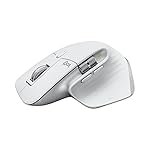 Logitech MX Master 3S with Free Adobe Subscription – Wireless Performance Mouse with Ultra-Fast Scrolling, Ergo, 8K DPI, Track on Glass, Quiet Clicks, USB-C, Bluetooth, Chrome-Pale Grey
