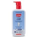 LuvLap Baby Wash – 600ml, with Milk Protein, Oatmeal, Shea Butter and Vitamin E, Soap Free, Baby Wash for Baby Bath, Natural, pH Balanced & Paraben Free, Dermatologically Tested