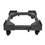 Flawless Heavy Duty Top Load Automatic Washing Machine Stand/Trolley (16″X19″-26″X32″)(Black) (Plastic) Suitable for 7 kg IFB Washing Machine