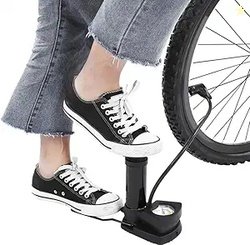 Portable High Pressure Foot Air Pump with Heavy Compressor Cylinder &