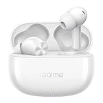 realme Buds T200x True Wireless Earbuds with 12.4mm Dynamic Bass Drivers, 25 dB ANC, Quad Mic, 45ms Latency, Upto 48 Hrs Playback, Fast Charge, IP55 Rated, BT 5.4 (Moonlight White)