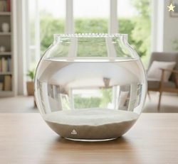 CAS 1L to 14L Glass Fish Bowl (6 inches, Surface (Glass)) 1.6 Litre