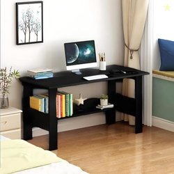 MATTERHORN Engineered Wood Office Table, Work from Home Table with She