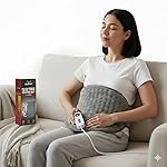 Slovic Electric Heating Pad for Pain Relief [X-Large] | Electric Heating Pad for Periods Cramp | Heating Pad for Back Pain Electric | Orthopedic Knee Heating Pad | Heating Belt for Pain Relief