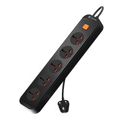 Portronics Power Plate 13 Multiplug Extension Board with 5 Power Socke