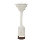 AmazonBasics Standup Patio Heater Cover | Height: 95 inch, Dome Diameter: 34 inch, Round Base Diameter: 18.5 inch | Polyester | White