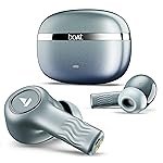 Boat Nirvana Ion ANC, Active Noise Cancellation(~32dB), 120Hrs Battery, App Support, Crystal Bionic Sound, 4Mics ENx, v5.3 Bluetooth Earbuds, TWS Ear Buds Wireless Earphones with mic (Blazing Comet)