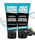 Bombay Shaving Company Charcoal Face Wash for Men | Anti Pollution and Brightening | Oil Control Face Wash For Men – 2 x 100g
