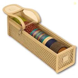 Single Rod Bangle Box for Women | Removable Hardboard Chudi Organizer