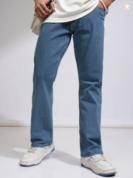 HIGHLANDER Men Regular Mid Rise Light Blue Jeans
