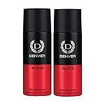 Denver Black code Blaze Deodorant For Men – 150 ML Each Pack of 2
