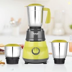 Borosil Max 500 W Mixer Grinder | Wet & Dry Mixing, Grinding & Blendin