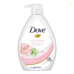 Dove Soothing Rose & Aloe Vera Body Wash for Replenished Skin, Refresh