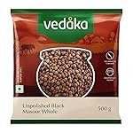 Vedaka Unpolished Black Masoor Dal | Whole | 500 G | Premium Black Masoor Dal