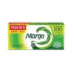 Margo Original Neem Soap 125gm X 8 | Powered With Goodness of 1000 Nat