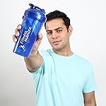 Fitness MantraÂ® 700ml Classic Shaker Bottle for Men & Women [Capacity 700 ml (Navy Blue, 700ml)