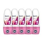 Rexona Powder Dry Underarm Roll-On Deodorant for Women | 72 Hours Long-Lasting Odour Protection | 0% Alcohol, Safe on Skin | 25ML (Pack of 5)